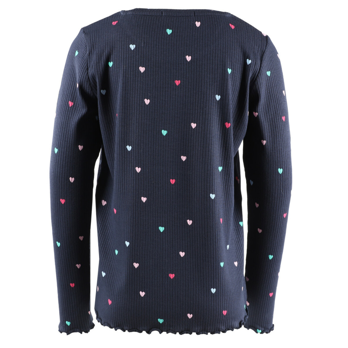 Bild 2 von Mädchen Langarmshirt mit Herzen Alloverprint