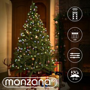 monzana® Lichterkette 600 LED mit Fernbedienung 60m bunt