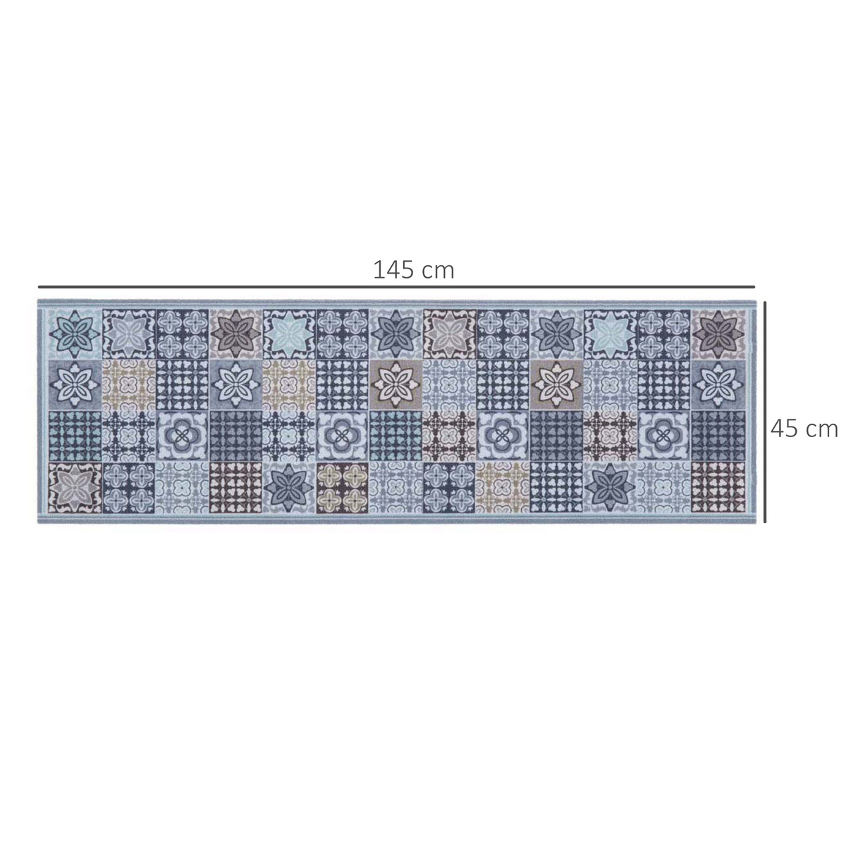 Bild 2 von HOMCOM Läufer Tiles 145 x 45 x 0,5 cm