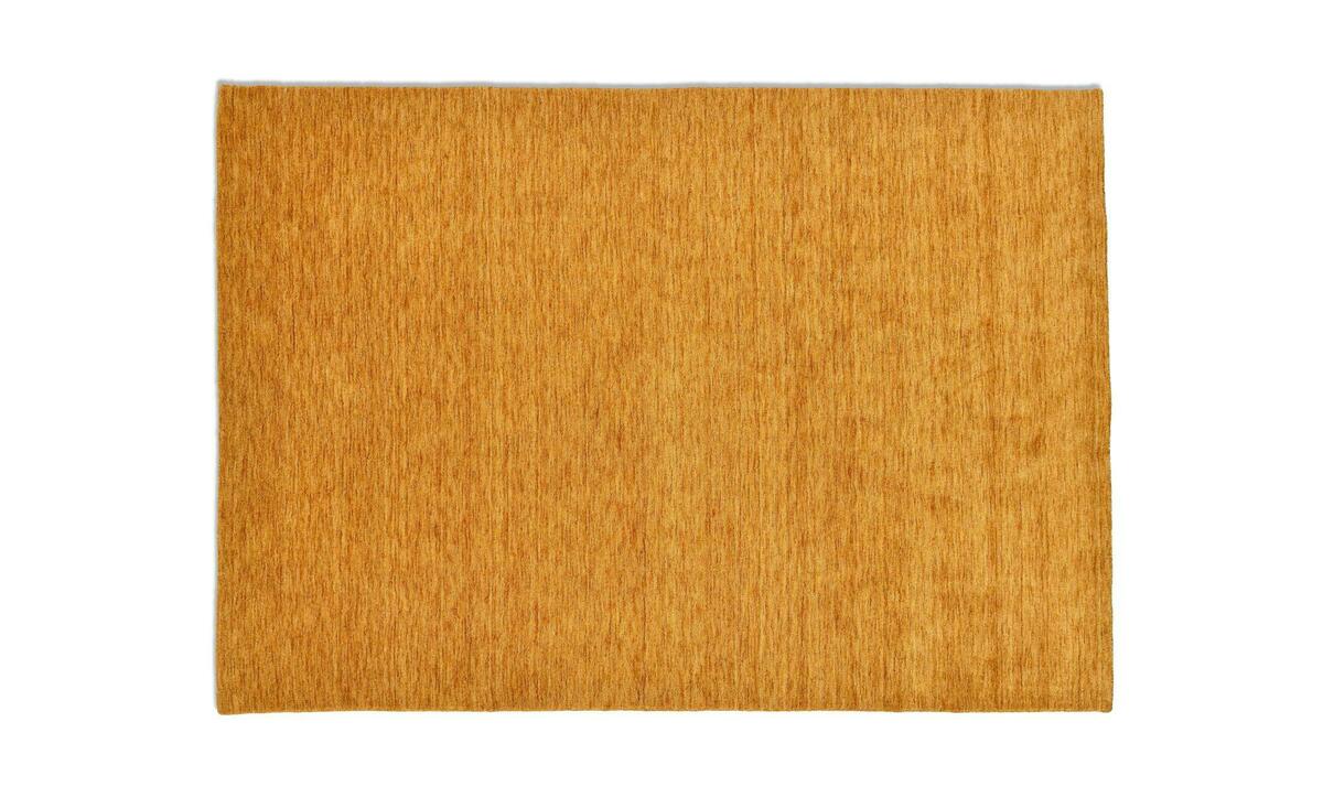 Bild 1 von THEKO Handweber  Phalguna gold Wolle Maße (cm): B: 140 H: 1,3 Sale