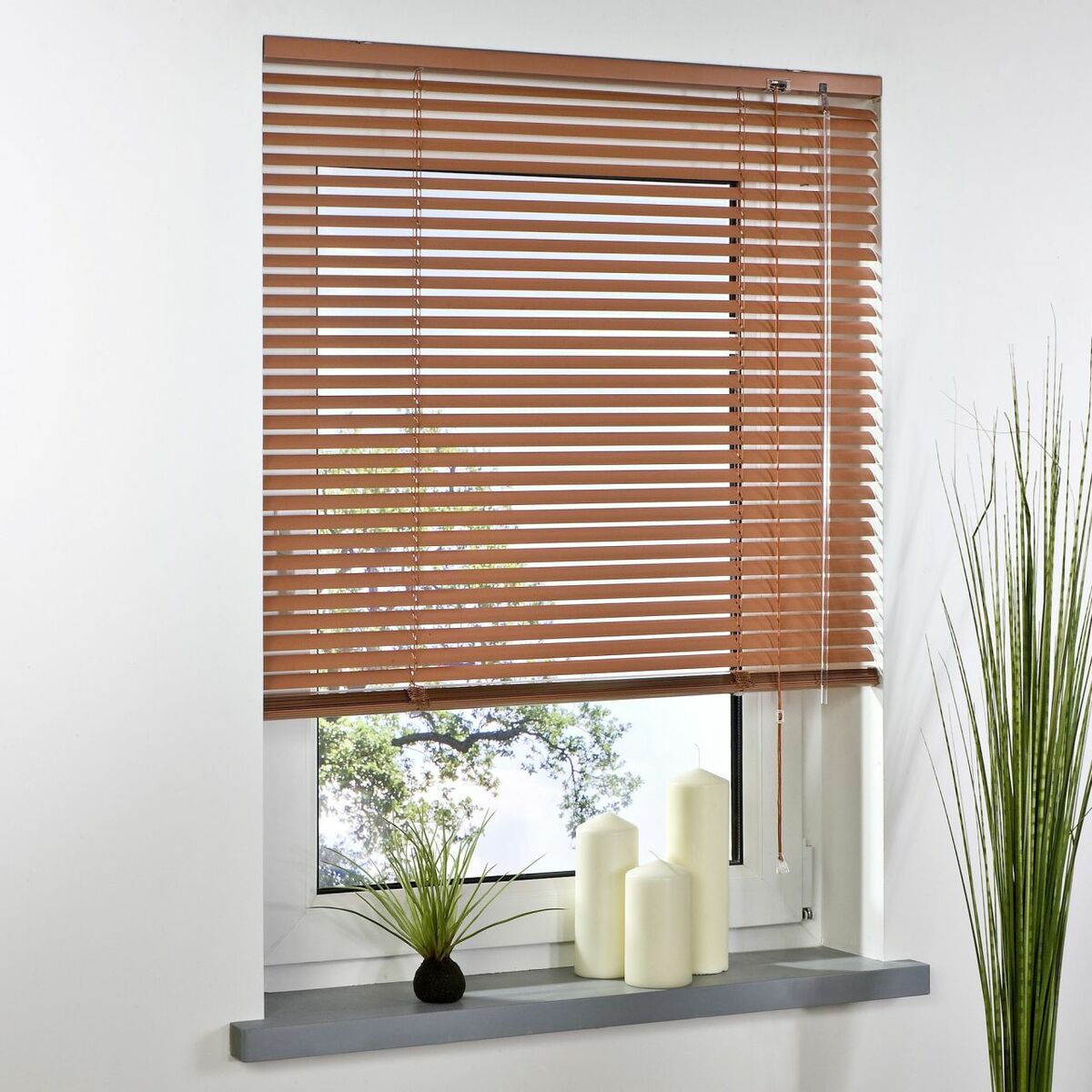 Bild 1 von Bella Casa Aluminium-Jalousie, terracotta, 130 x 90 cm