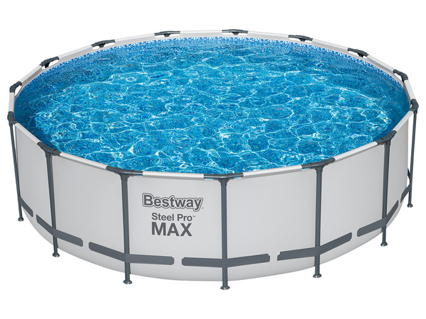 Bild 1 von Bestway Steel Pro MAX™ Frame Pool Komplett-Set mit Filterpumpe Ø 457 x 122 cm