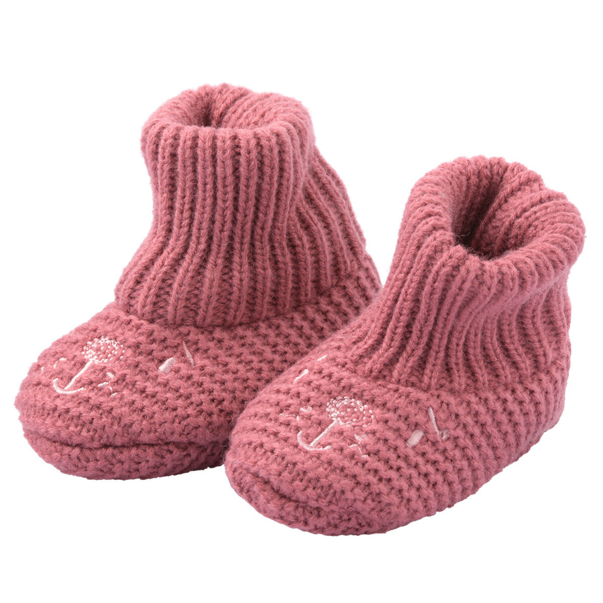 Bild 1 von 1 Paar Baby Hausschuhe mit Bär-Motiv