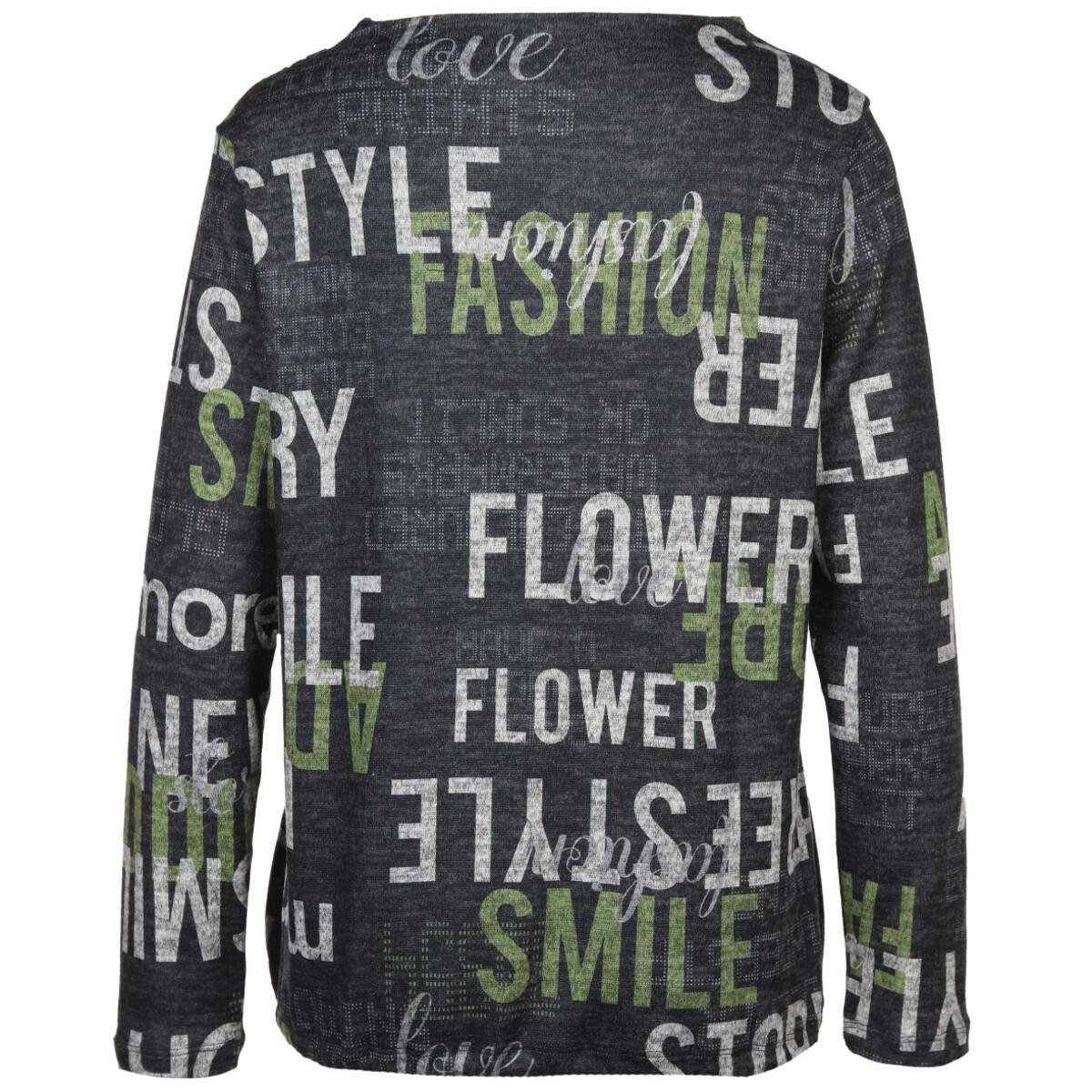 Bild 2 von Damen Flauschshirt mit Strass