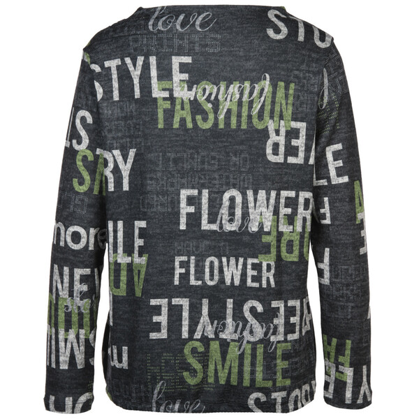 Bild 2 von Damen Flauschshirt mit Strass