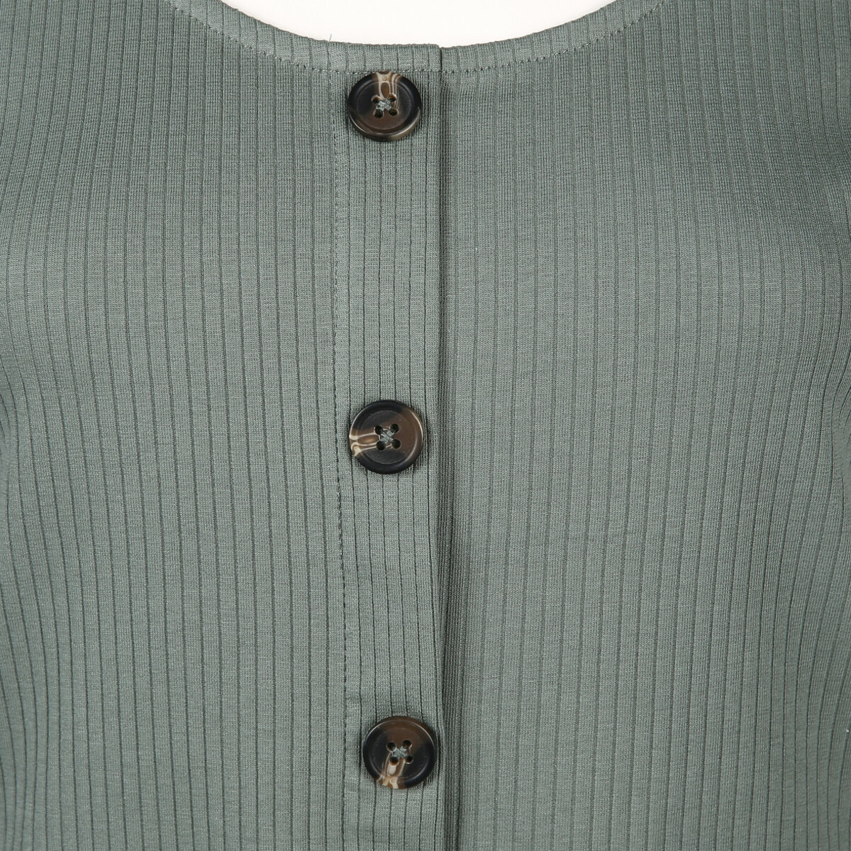 Bild 3 von Vero Moda VMHELSINKI SS TOP GA Shirt mit Zierknöpfen