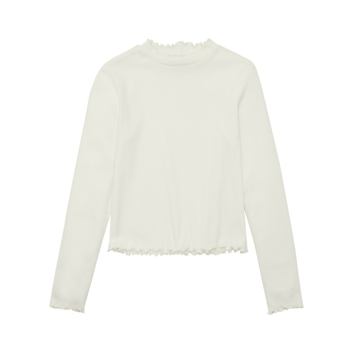 Bild 1 von Mädchen Rippshirt mit Stehkragen