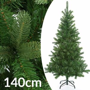Casaria® Weihnachtsbaum PE  PVC inkl Ständer 140cm dunkelgrün