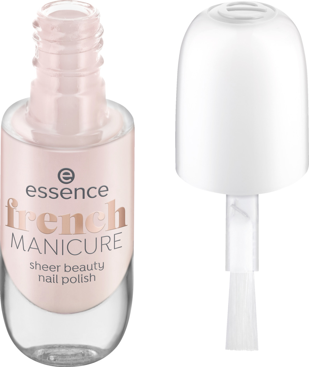 Bild 4 von essence french Manicure sheer beauty nail polish 01 peach please!
