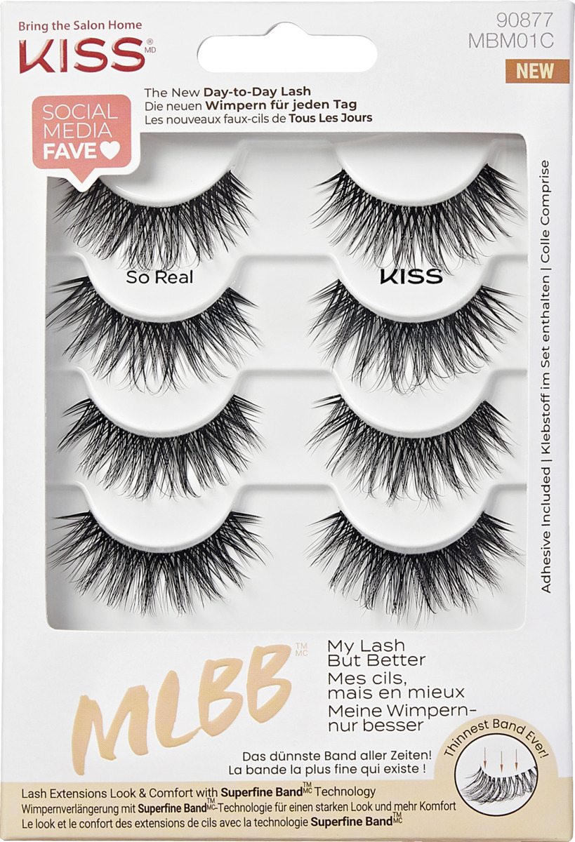 Bild 1 von KISS MLBB Lashes Multipack - So real