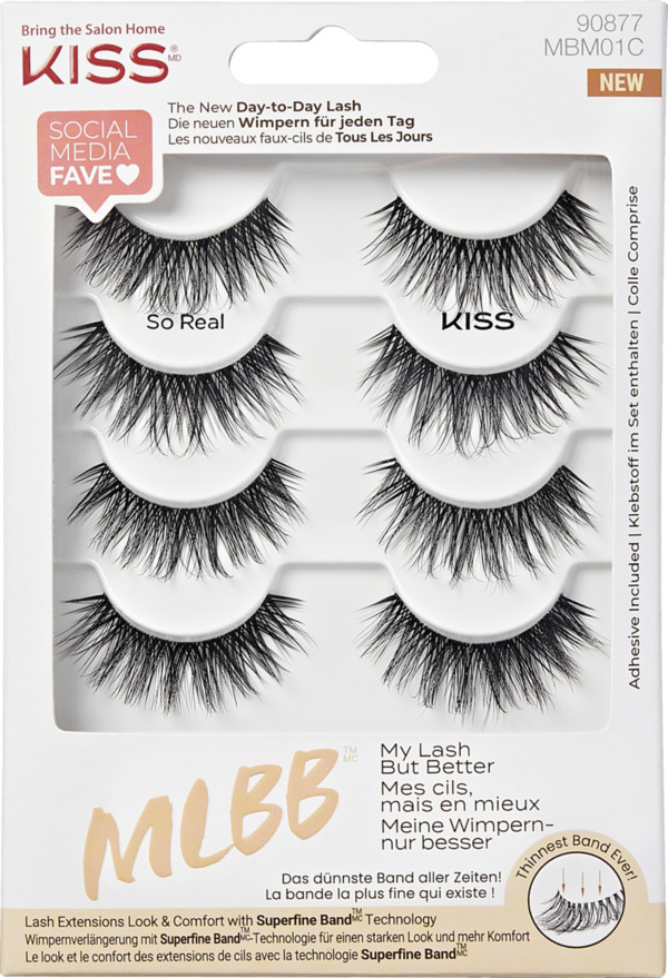 Bild 1 von KISS MLBB Lashes Multipack - So real