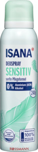 ISANA Deospray Sensitiv 0.37 EUR/100 ml