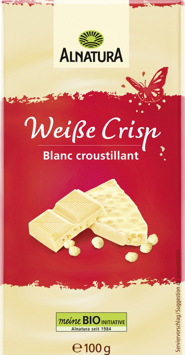 Bild 1 von Alnatura Bio Schokolade Weiße Crisp