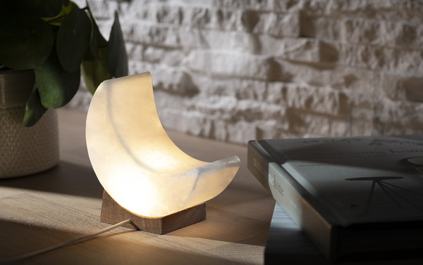 Bild 3 von IDEENWELT LED-Salzkristallmond