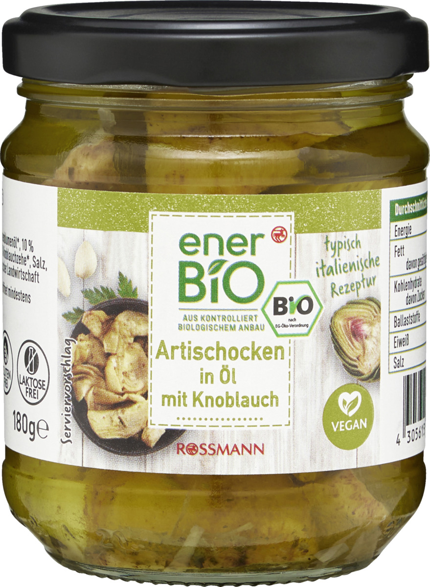 Bild 1 von enerBiO Artischocken mit Knoblauch
