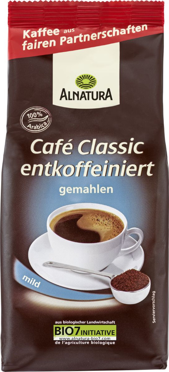 Bild 1 von Alnatura Bio Café Classic entkoffeiniert gemahlen