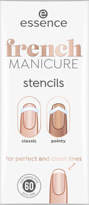 essence french Manicure stencils 01 French Tips & Tricks