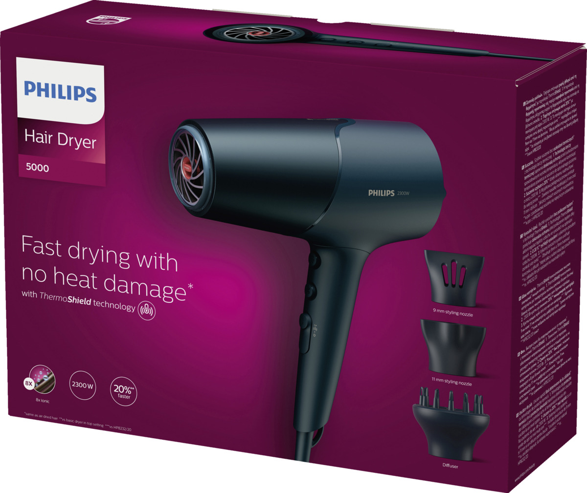 Bild 1 von PHILIPS Haartrockner 5000 BHD512/20