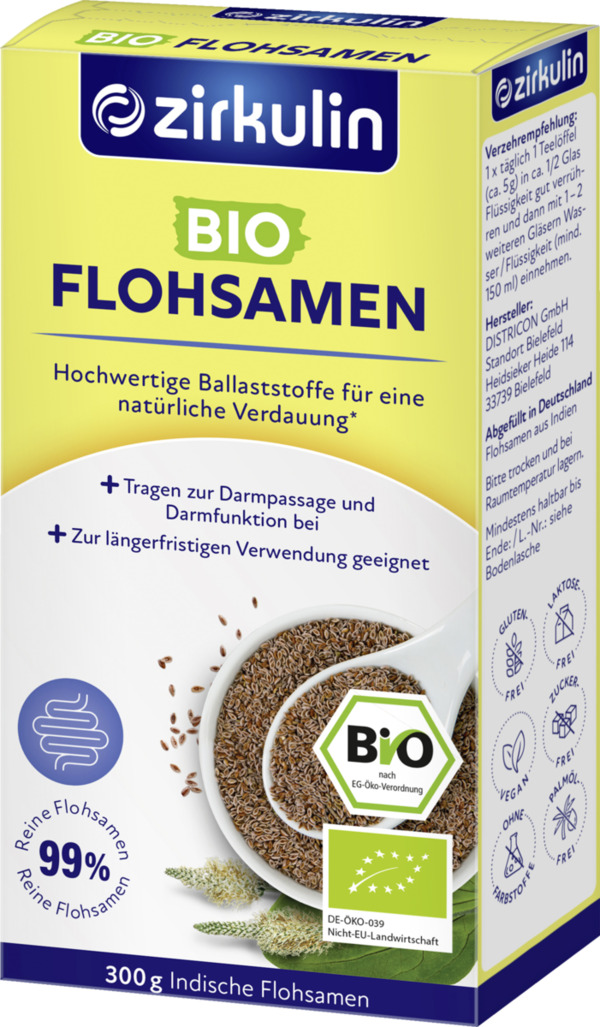 Bild 2 von Zirkulin Bio Flohsamen