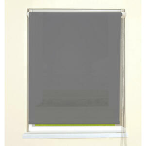 Klebe-/Klemmrollo grau B/L: ca. 90x210 cm
