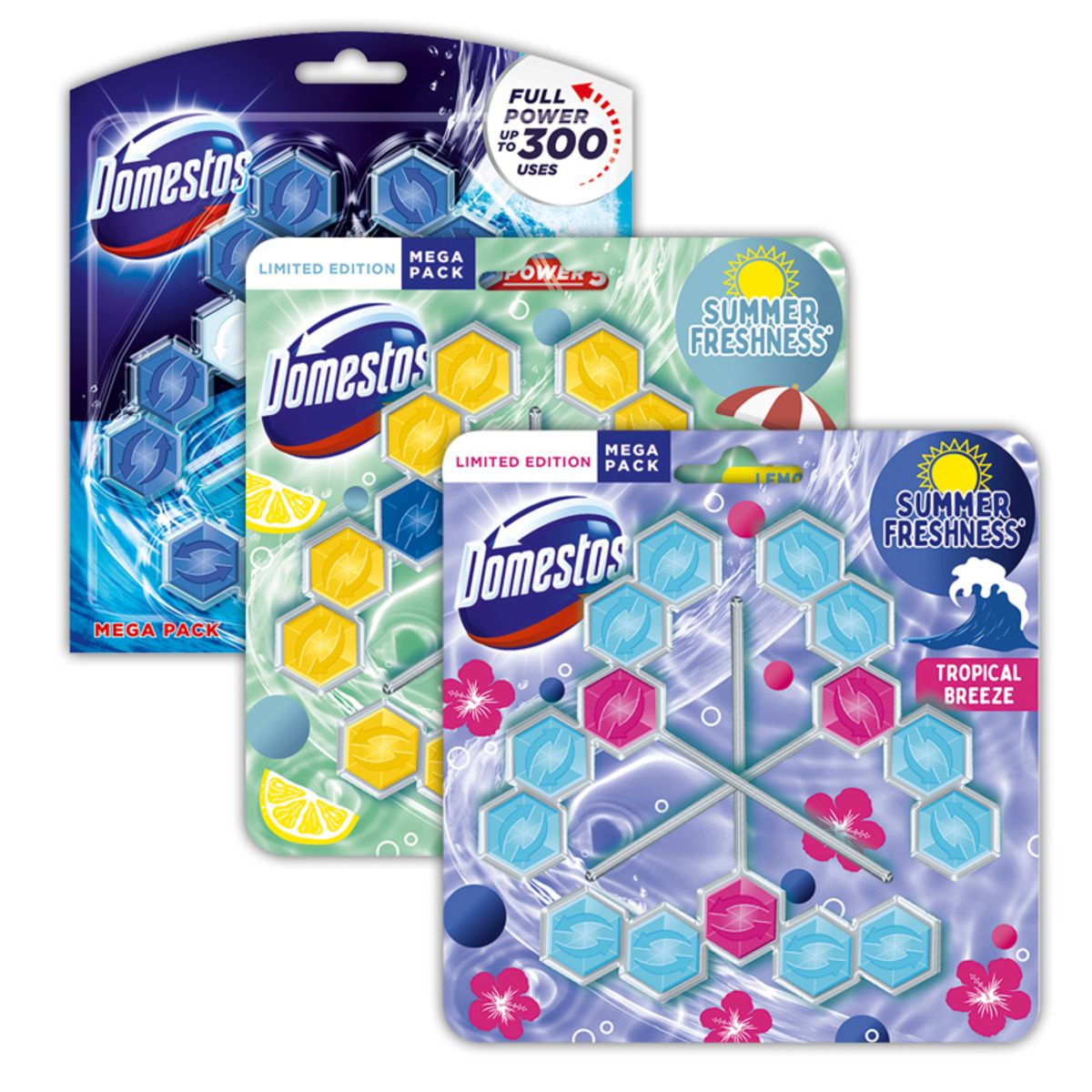 Bild 1 von Domestos Megapack WC Steine Power 5