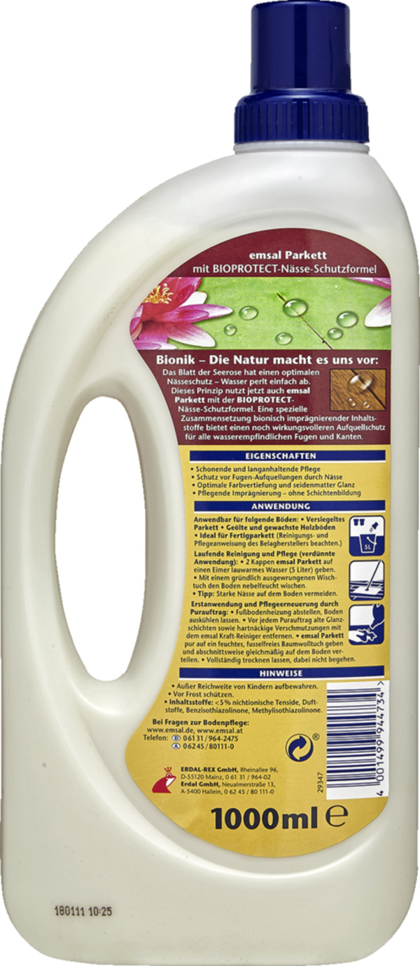 Bild 2 von Emsal Parkett Pflege-Reiniger
