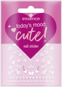 essence Today's mood: cute! Nail sticker