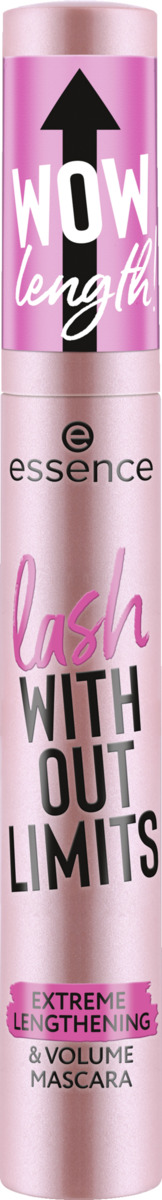 Bild 1 von essence lash without limits extreme lengthening & volume mascara 01 Ultra Black