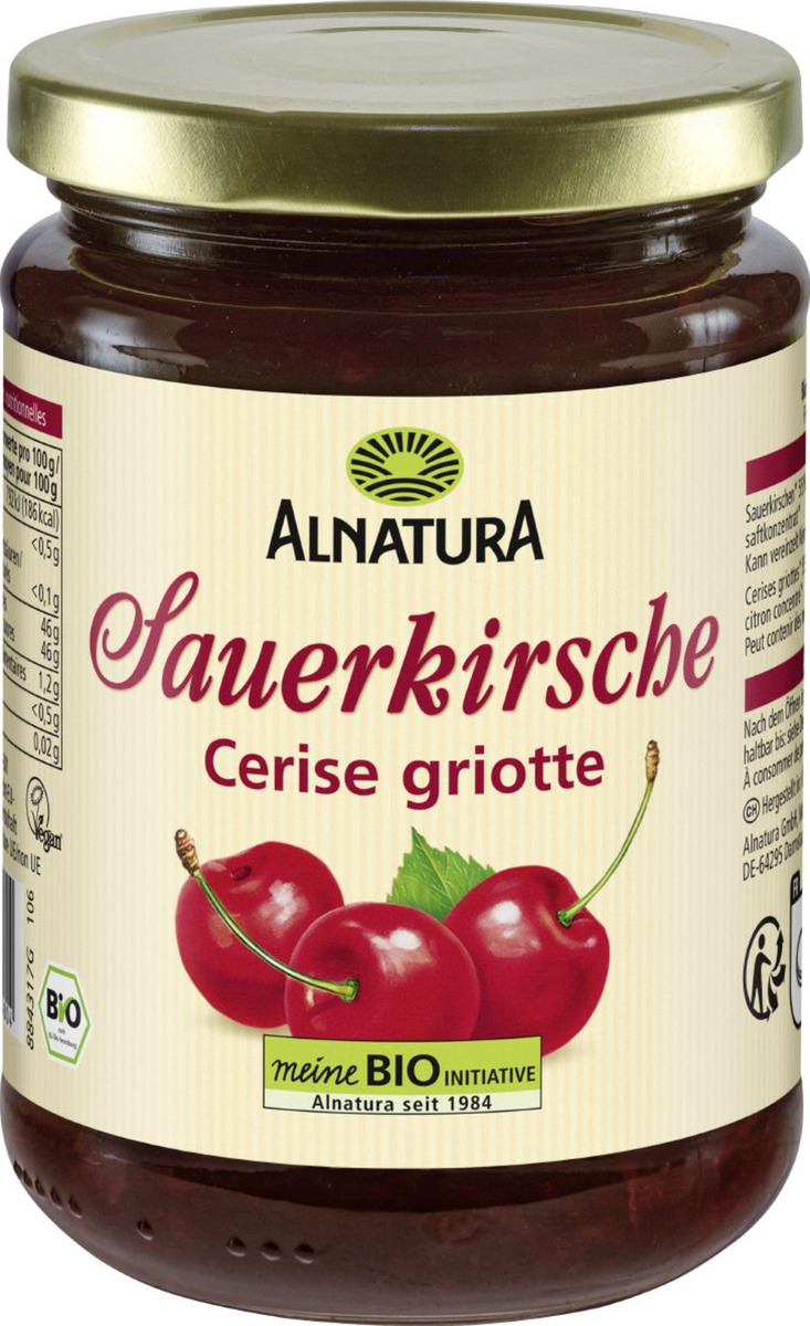 Bild 1 von Alnatura Bio Fruchtaufstrich Sauerkirsche