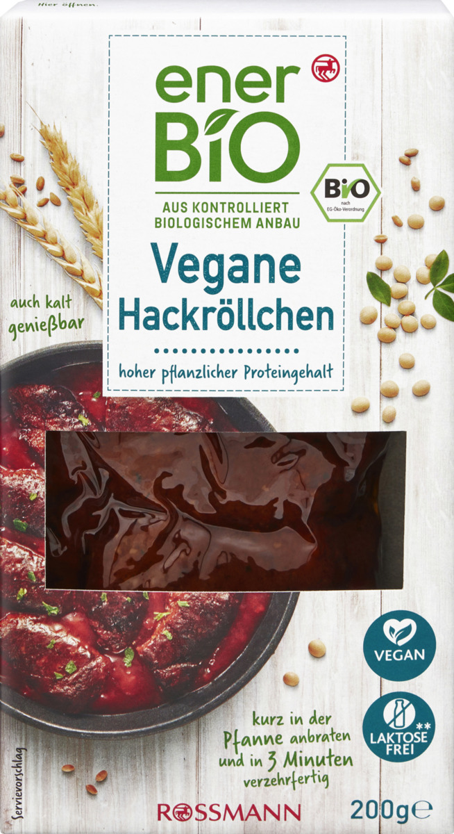 Bild 1 von enerBiO Vegane Hackröllchen