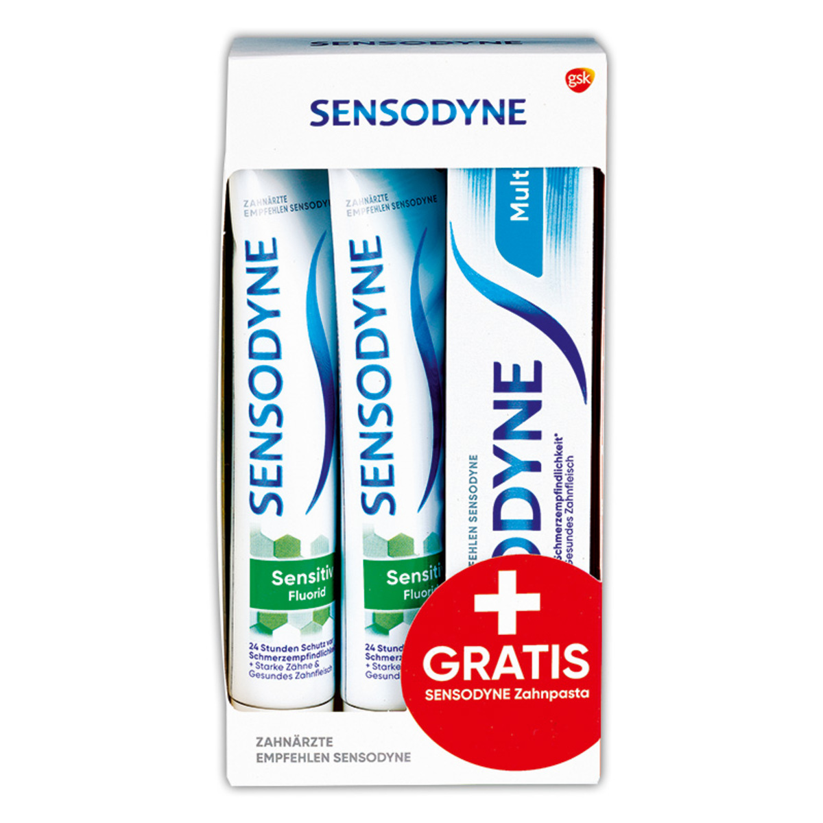 Bild 1 von Sensodyne Vorteilspack Zahnpasta