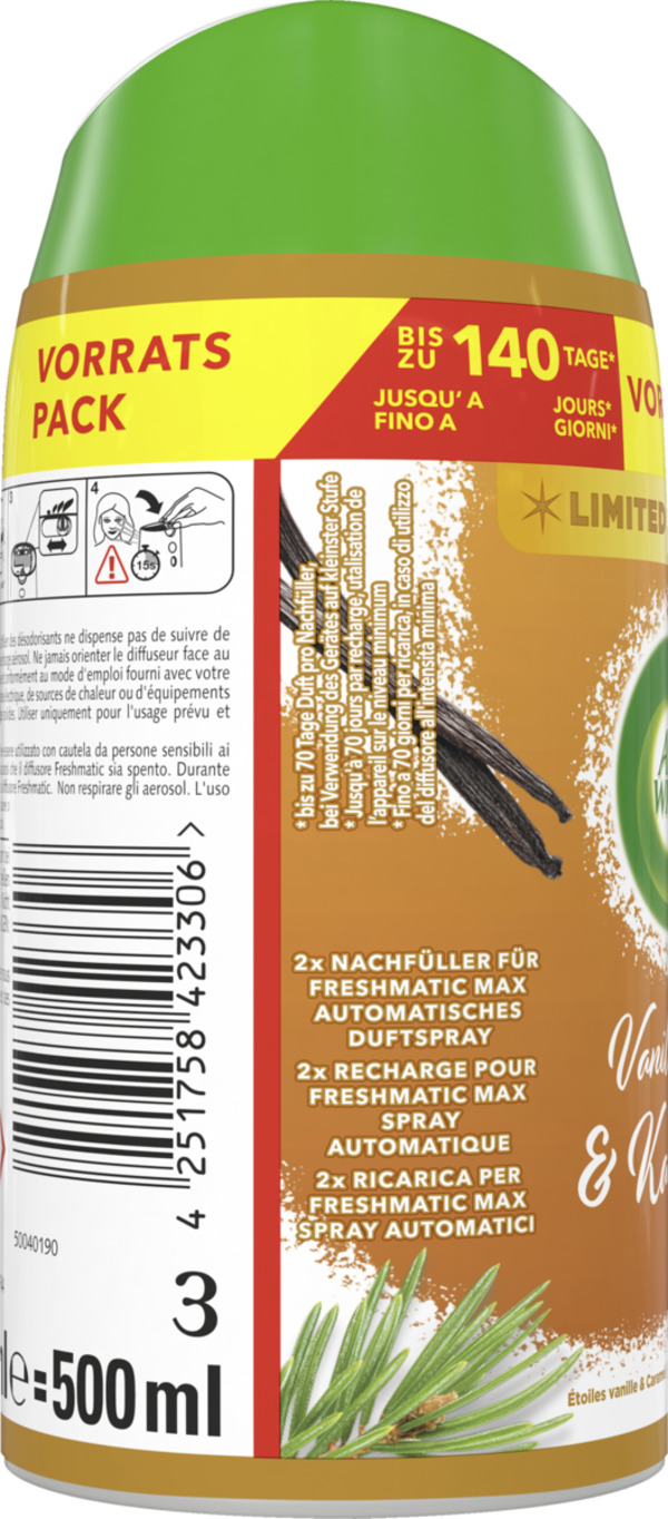 Bild 3 von Air Wick Freshmatic Max Nachfüller DUO Vanillesterne & Karamell