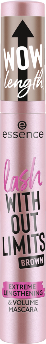 Bild 1 von essence lash without limits extreme lengthening & volume mascara 02 brown