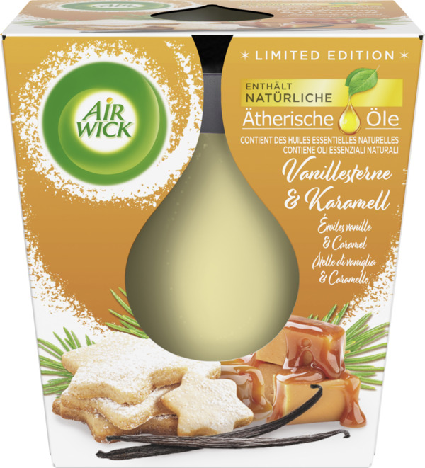 Bild 2 von Air Wick Wohlfühl-Duftkerze Vanillesterne & Karamell
