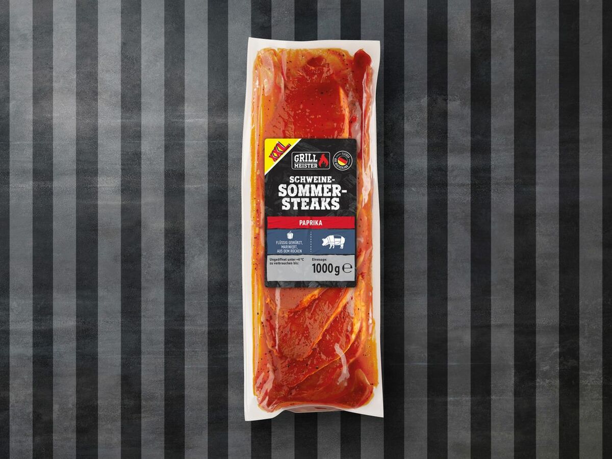 Bild 1 von Grillmeister Schweine-Sommersteaks XXL