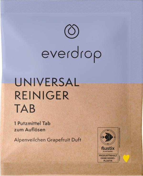 Bild 1 von everdrop Allzweckreiniger Tabs Alpenveilchen & Grapefruit Nachfüllpack