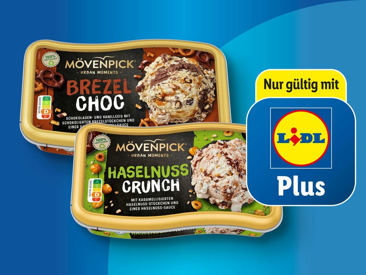 Mövenpick Eis von Lidl ansehen!