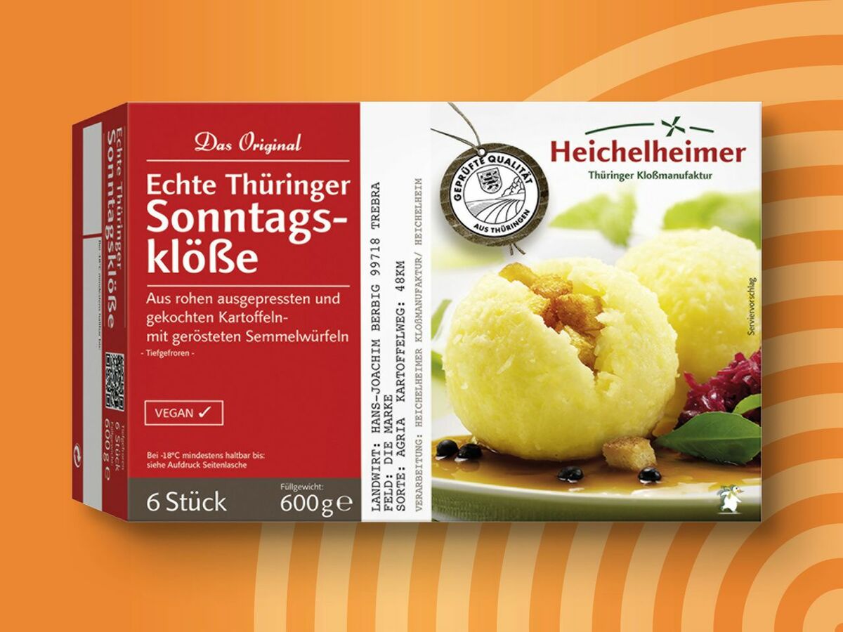 Bild 1 von Heichelheimer Echte Thüringer Sonntagsklöße