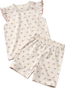 ALANA Kinder Schlafanzug, Gr. 92, aus Bio-Baumwolle, beige