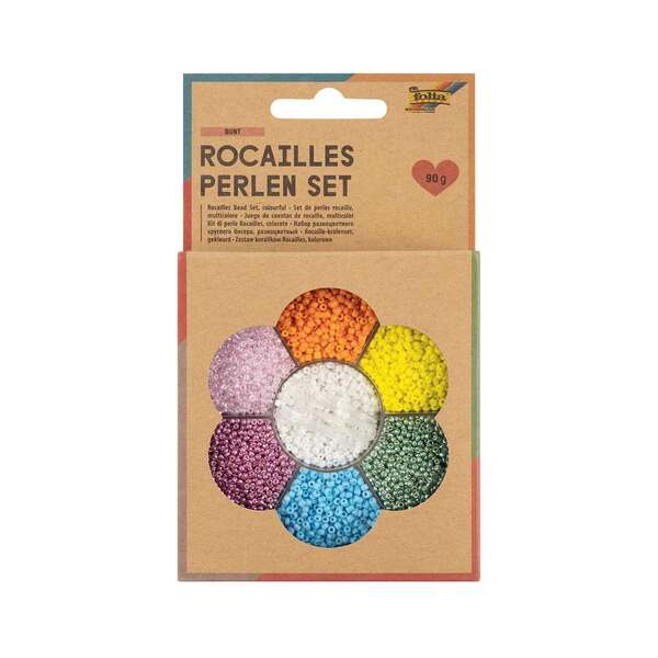 Bild 1 von Rocailles-Perlen-Set bunt 90 g