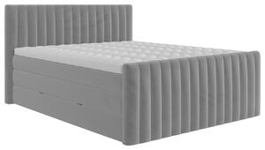 Boxspringbett Simon in Dunkelgrau ca. 180x200cm