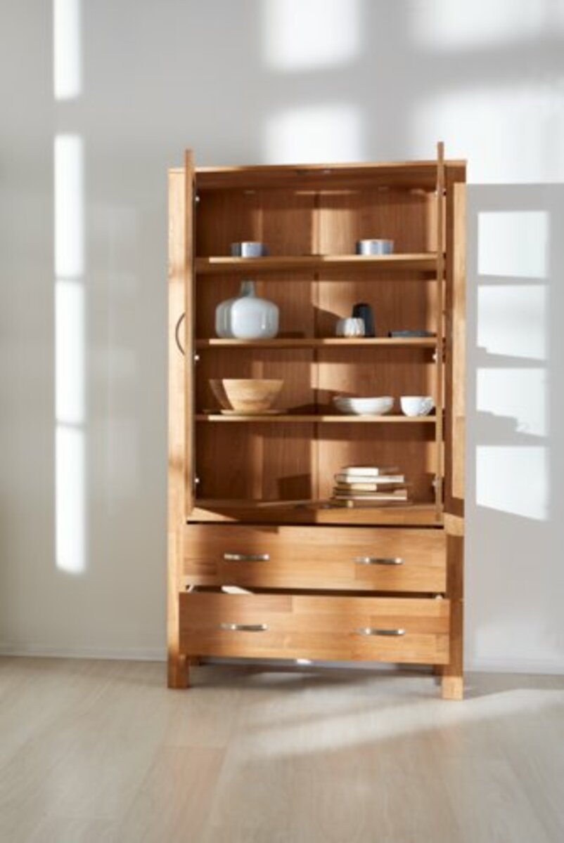 Bild 3 von Vitrine HAGE 2 Türen 2 Schubladen Eiche