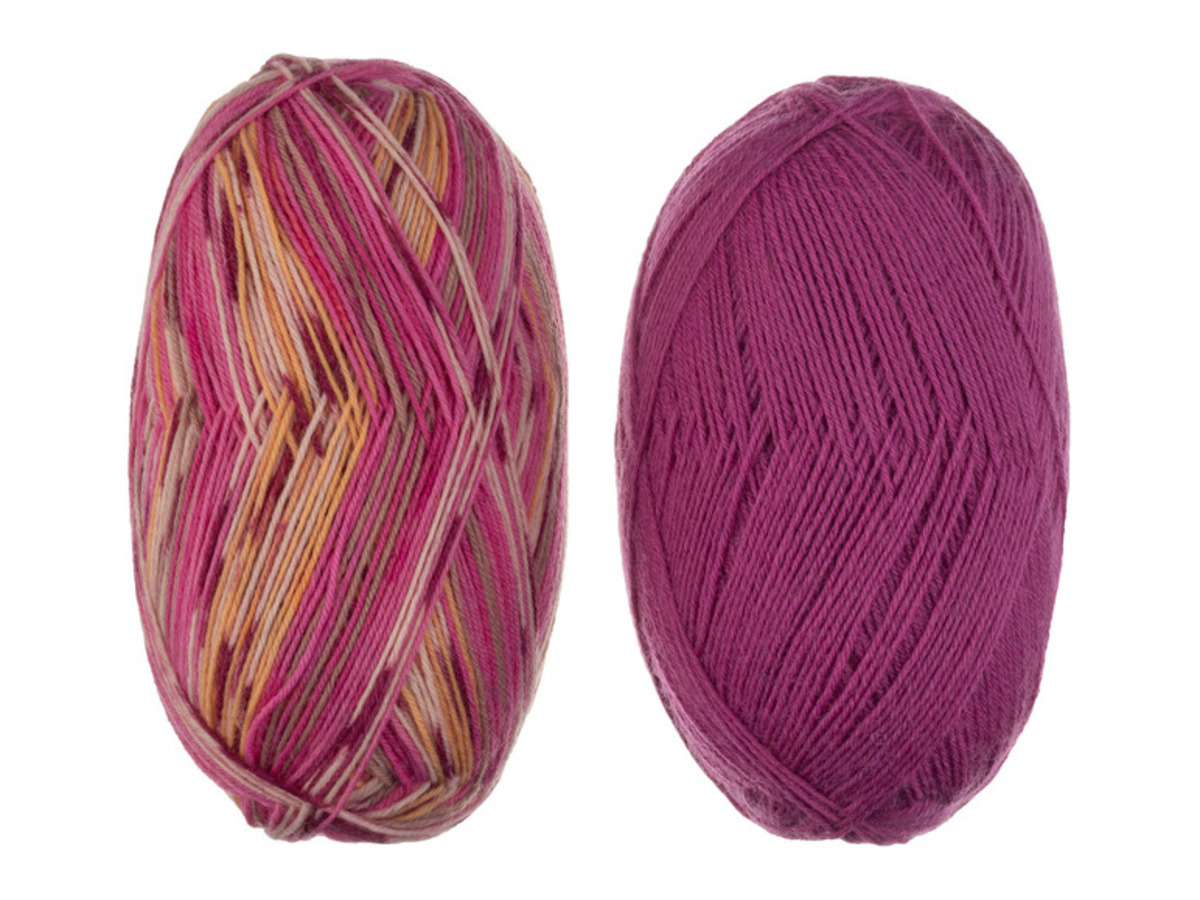 Bild 2 von crelando® Sockenwolle »Anika«, 4-fädig, mit Schurwolle