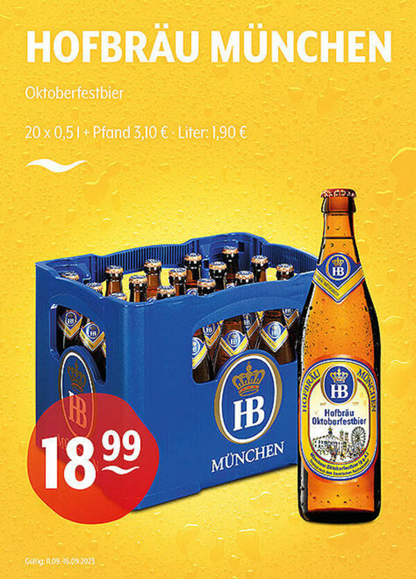 Bild 1 von HOFBRÄU MÜNCHEN Oktoberfestbier