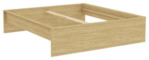 Bettrahmen Unit 180 in Eichefarben