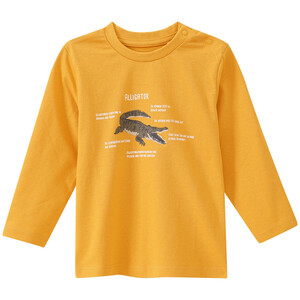 Baby Langarmshirt mit Alligator-Print