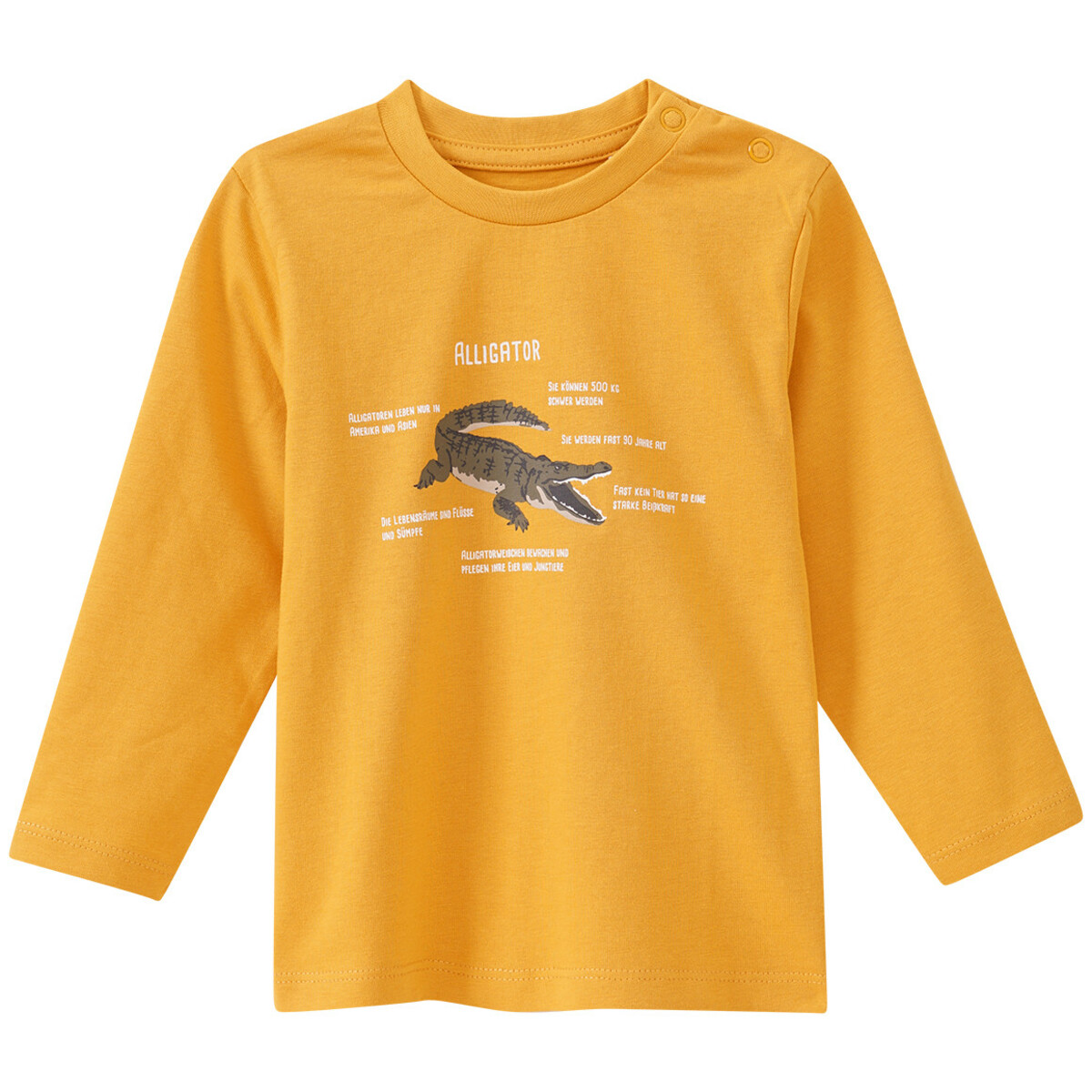 Bild 1 von Baby Langarmshirt mit Alligator-Print