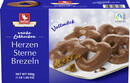 Bild 1 von Weiss Zarte Lebkuchen Herzen, Sterne & Brezeln Vollmilch 500 g