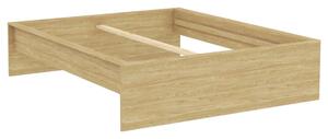 Bettrahmen Unit 160 in Eichefarben