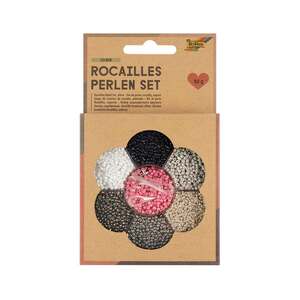 Rocailles-Perlen-Set silber 90 g